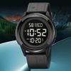 Timever Men's Digital Waterproof Watch with Stopwatch, Alarm, Dual Time Function, Black