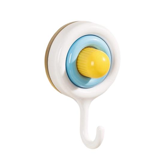 

Suction Cup Wall Hook Removable Wall Mounted Hook Waterproof Bathroom Hook Entrance Bedroom Hanger for Clothes Scarf Kitchen Utensils