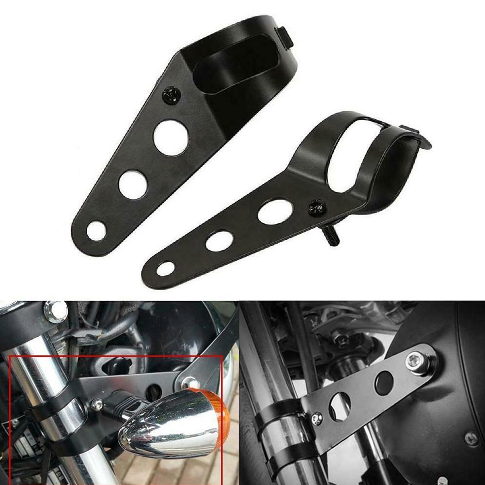 2 ks Univerzální držák světlometu Motocyklové držáky světlometu Uši vidlice pro 35?43mm1.4?1,7palcová trubka