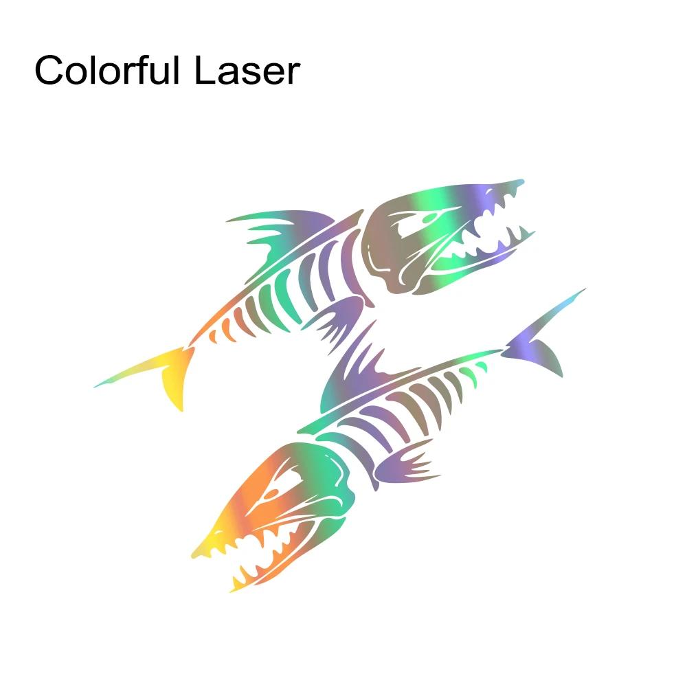 

Fish Bone Styling Stickers For Boat Body Vinyl Decal Engine Hood Decor Cruise Outdoor Self-Adhesive Auto Body Decoration Sticker 58x20.7cm