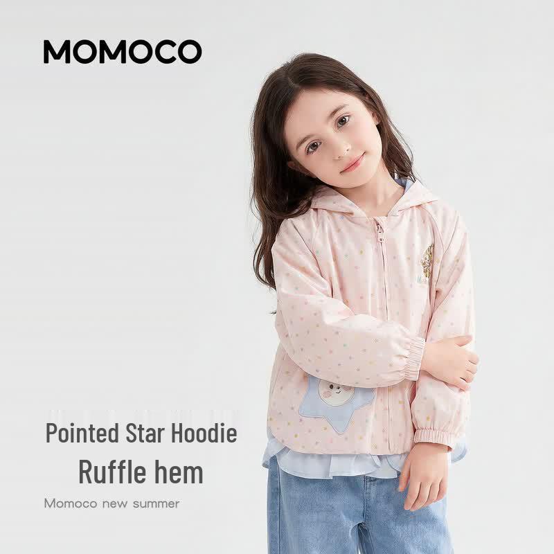MOMOCO Girls' Hooded Jacket 2026 Spring/Autumn