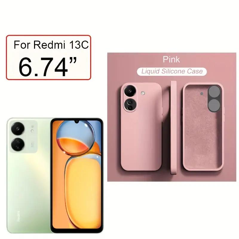 Liquid Silicone Case For Xiaomi Redmi 12 12C 13C Shockproof Case For Redmi Note 12 Pro Plus Note 12S 4G Note 12 5G 4G Note12 Pro+ 5G Phone Cover