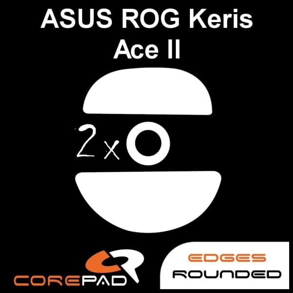 

Corepad Skatez PRO Mouse sole for ASUS ROG Keris Ace II 2set PTFE100%