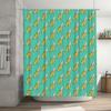 Bathroom Shower Curtain Tropical Banana Pattern Waterproof Decor Farmhouse Modern Style Washable Fabric Liner Sets