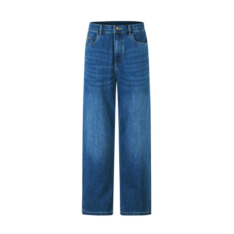 Navigare Men's Cooling Casual Wide-Leg Jeans