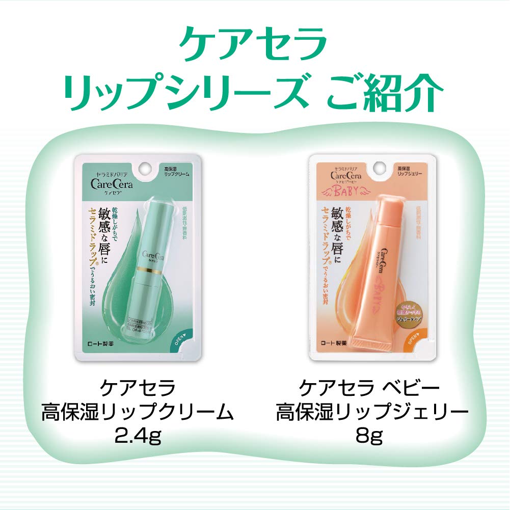 CareCera High Moisturizing Lip Balm Set of 2 grams 2.4gX2 (x 2)