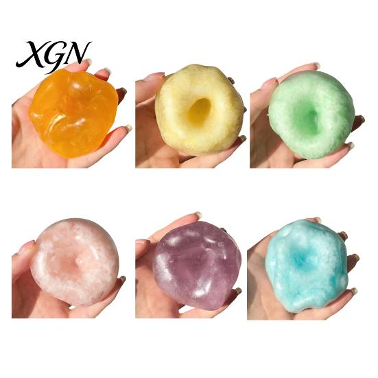 TPR Material Stress Reliever Slow-Rising Coconut Oil Squeeze Toy Moldable Fidget with Realistic Soft Tactile Ball Texture Portable for Kids