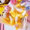Bananowe Squishies Stres Relief Miękkie Zapachowe Symulacje Bananowe Owoce Ściskane Zabawki Zabawne Uroczy Prezent Urodzinowy Nowość Zabawka dla Dzieci