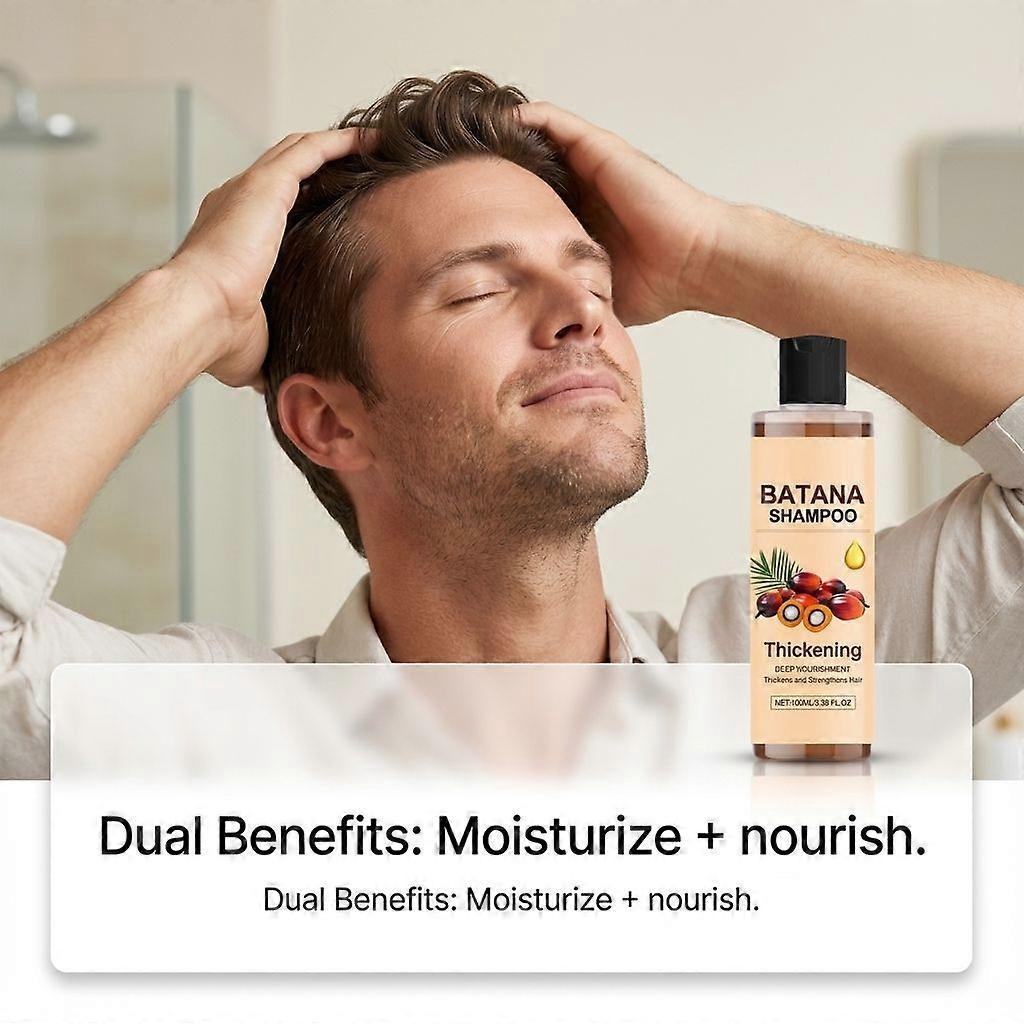 Amz Batana Oil Shampoo Gently Controls Oil, Hydrates And Volutes Hair, Cleanses And Softens It, And Provides Refreshing And Non-Sticky Care