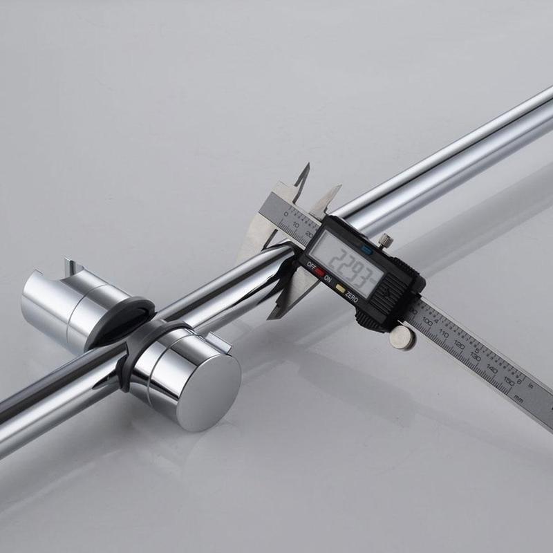 20~25Mm Bathroom Shower Rail Head Slider Holder Adjustable Clamp Holder Bracket