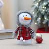 Delicate Christmas Snowman Doll Cartoon Cute Snowman Figure Christmas Window Decoration  Kids Toys