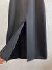 Nordic-Inspired Minimalist Acetate V-Neck Sleeveless Dress