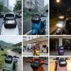 Waterproof Motorcycle Front Bag TPU Touch Screen Motorbike Scooter Handlebar Storage Pack Large Capacity Polyester Black Bags