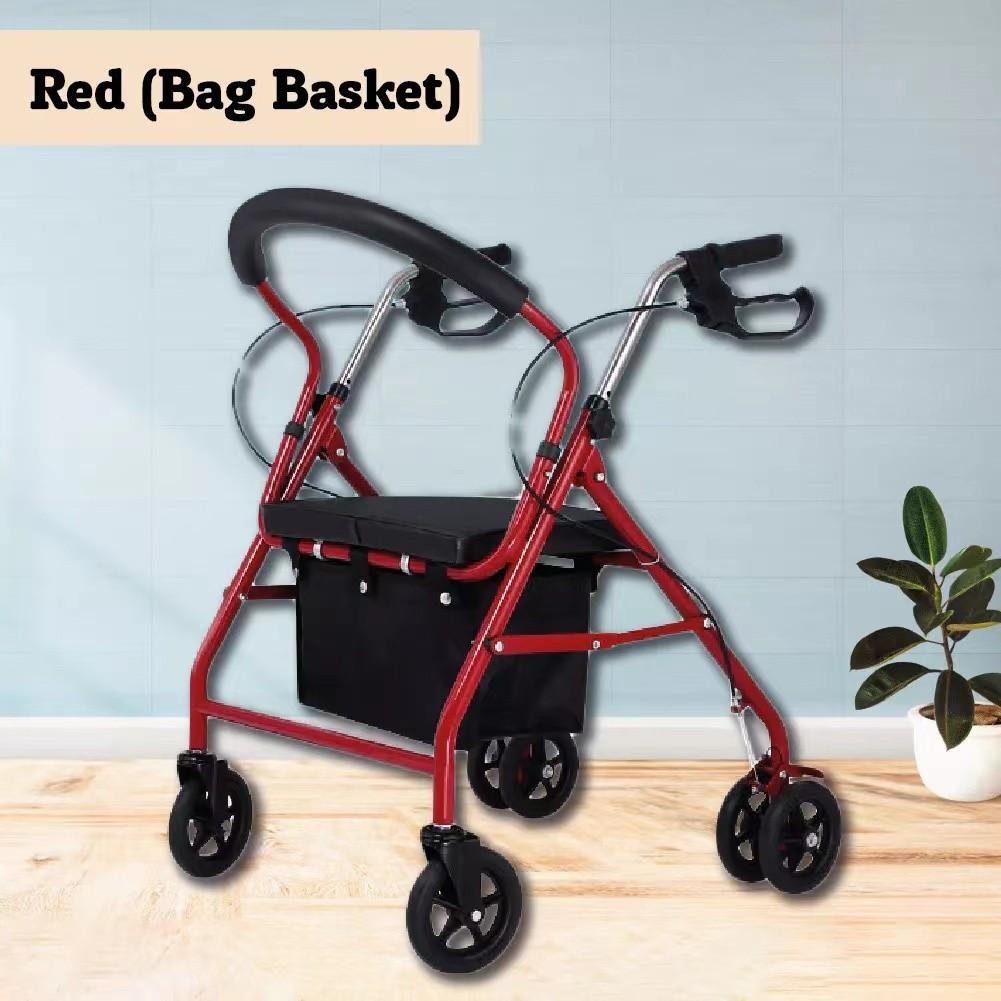 

Роллерный ходунок Взрослая инвалидная коляска Тележка для покупок Покупки Складной скутер для мобильности Помощь для реабилитации Квадрицикл