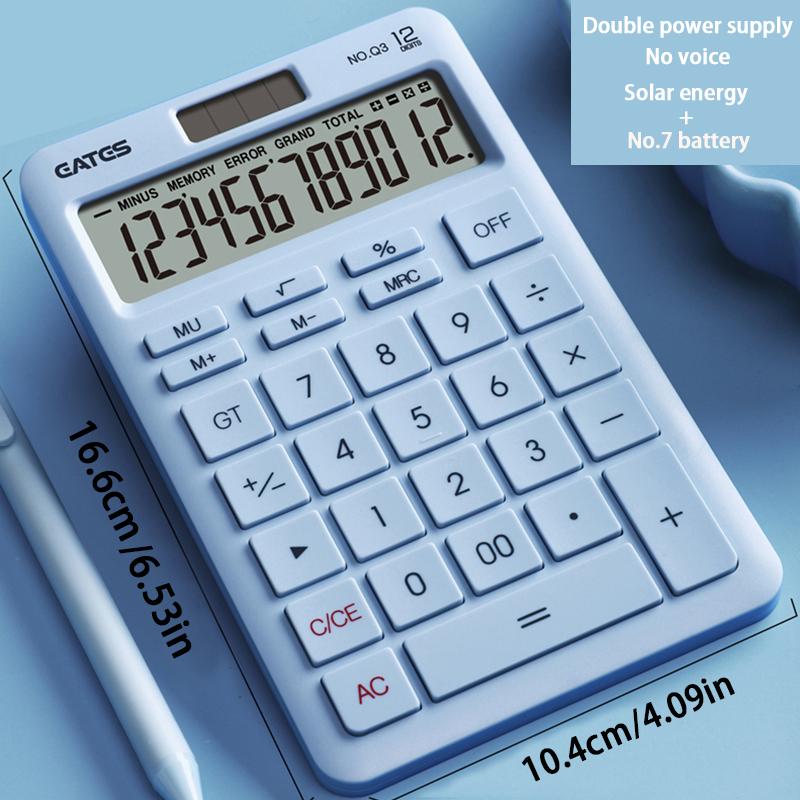 Calculator Solar Accounting Financial Students Dedicated Accurate Calculation Office Business Learning Tools
