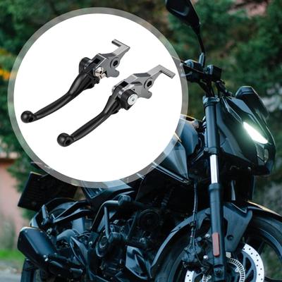 2Pcs Motorcycle Clutch Brake Handle Lever Aluminum Replacement Kit for Accs
