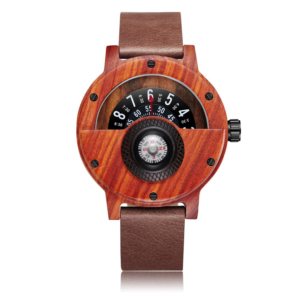 2025 New personalized creative wooden watch men quartz watches relojes para hombres relogio masculino