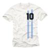 Argentina Jersey Football T-shirt Argentina Flag Fan Shirt European Cup 10 1986