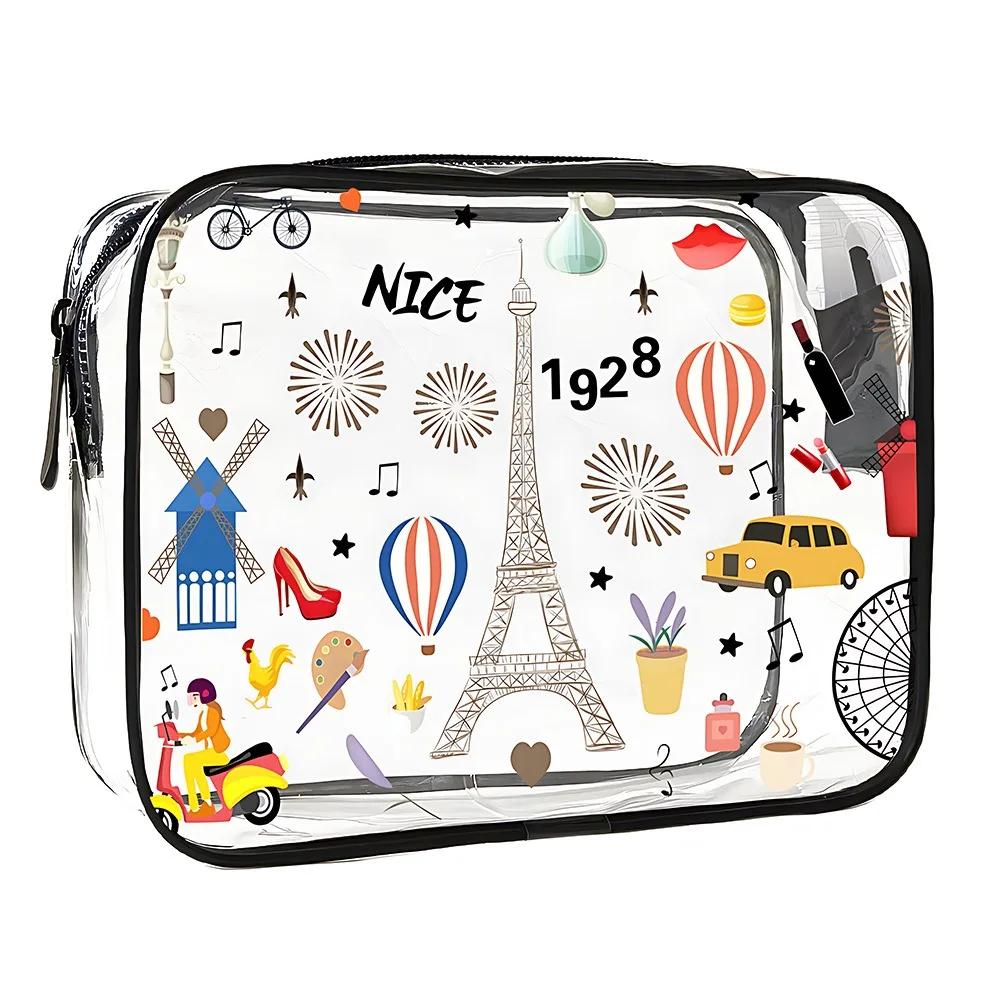 High Quality Transparent Medicine Cosmetic Bag Large Capacity Waterproof Travel Organizer Portable Storage Makeup Bag for Women