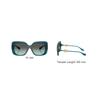 Versace Medusa Shaped Square Sunglasses Women sunglasses Transparent-Blue VE4499U55402A
