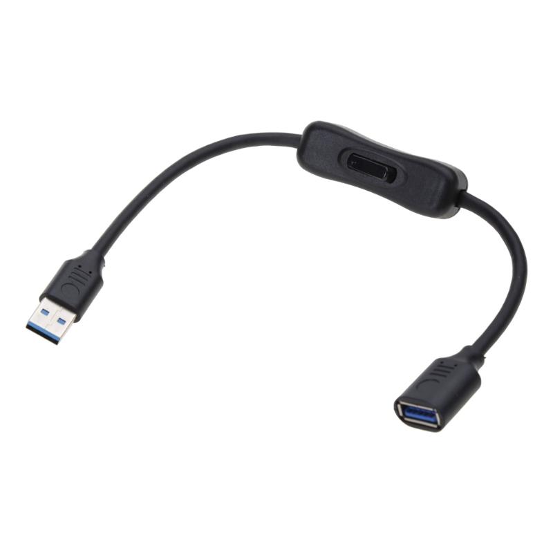 Straight-headed USB 3.0 Extension Cable Cord with On  h Support Data Transfer & Power Supply for USB-powered Fan