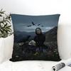 L-Legend Of The Dark Elf Witches & Curses Dark Magical Plague Linen Pillow Case Sofa Home Decor Cushion Cover Cushion Cove