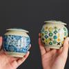 Blue and White Porcelain Tea Jar Ceramic Sealed Candy Jar Home Nuts Coffee Bean Medicinal Materials Storage Bottles Jewelry Box
