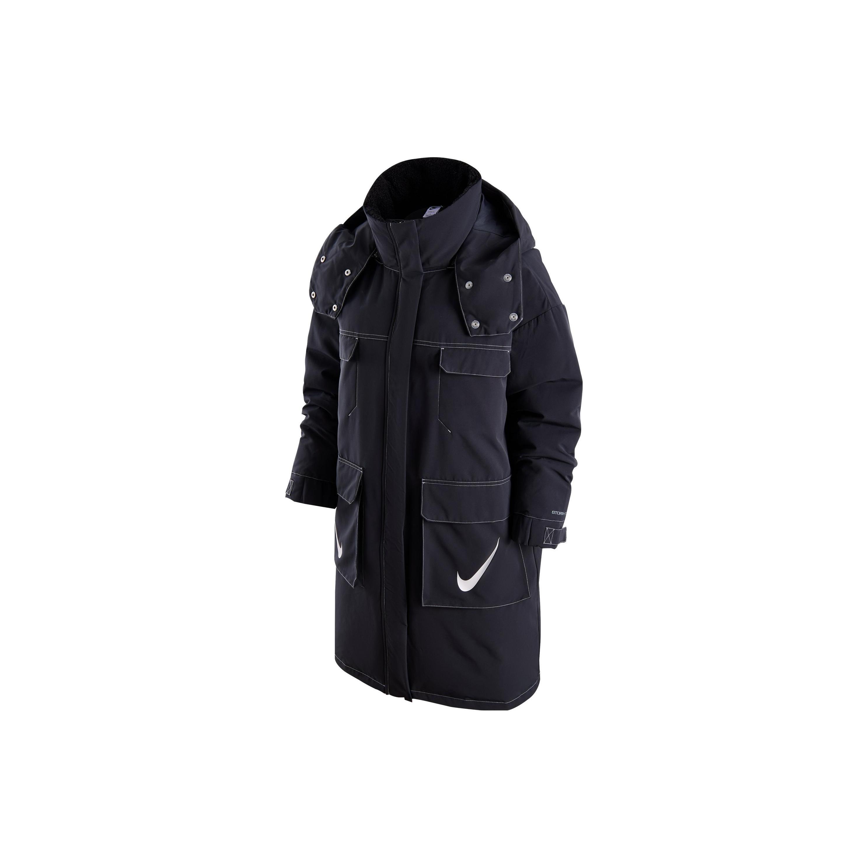 

Новая женская пуховая куртка Nike Storm FIT, черная, FV8167-010 L