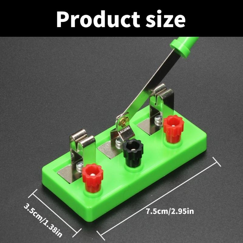 STEM  Single Poles Double Throw Switch Physics Experiment Aid Physical Electricity Experiment Laboratory Learning Kits