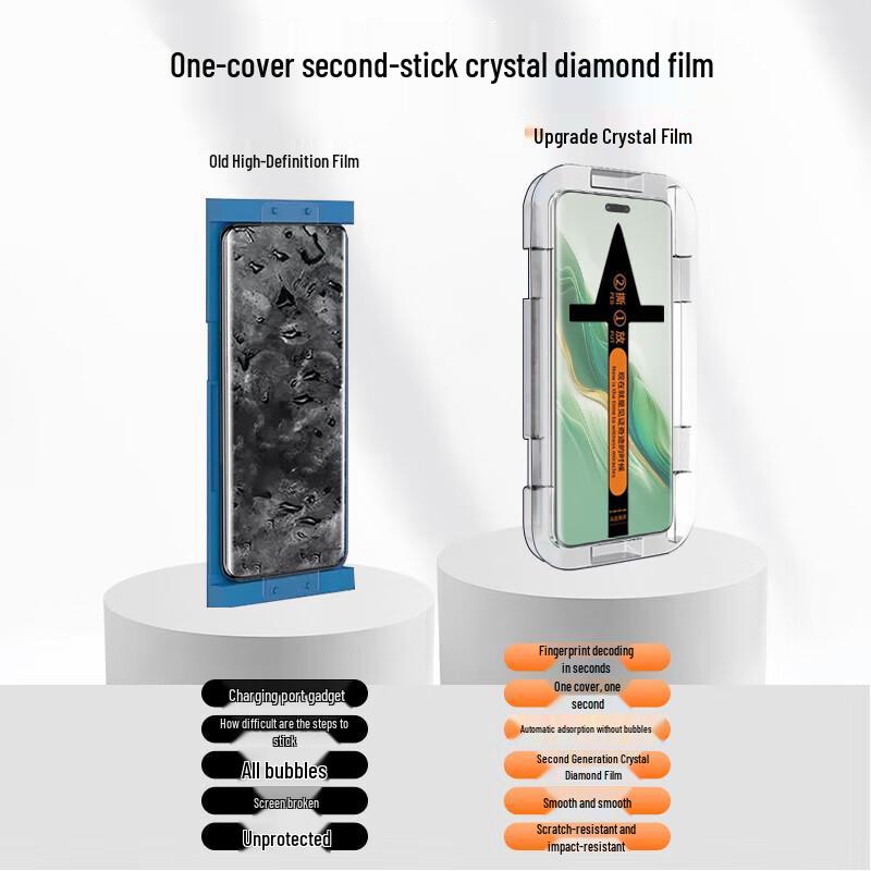 Honor Magic6 Pro Einfach zu installieren Gehärtetes Glas Displayschutz