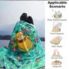 1pc Duck, Flowers Blanket Lightweight Flannel Blanket Throw Blanket For Sofa, Bed, Travel, Camping, Livingroom, Office, Couch
