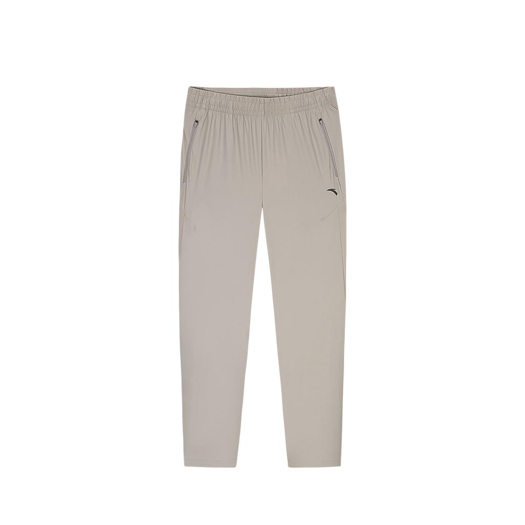 Anta Training Series Solid Color Quick-Dry Versatile Comfortable Simple Knitted Sports Pants Men bottoms Ash-Gray 152527302D-3