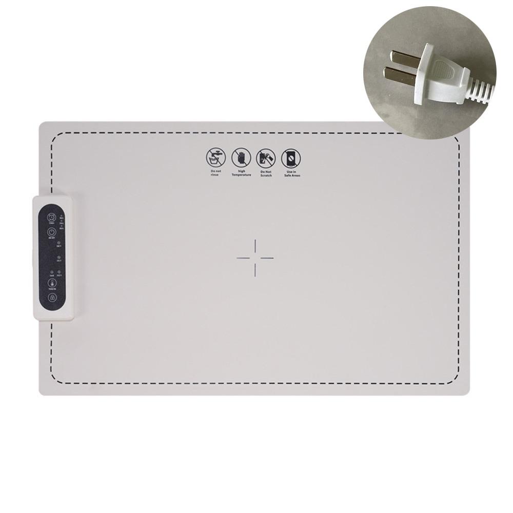 Plug in Food Warm Tray 3 Modes Hot Dish Heating Pad Portable Silicone Food Warmer Mat  Household