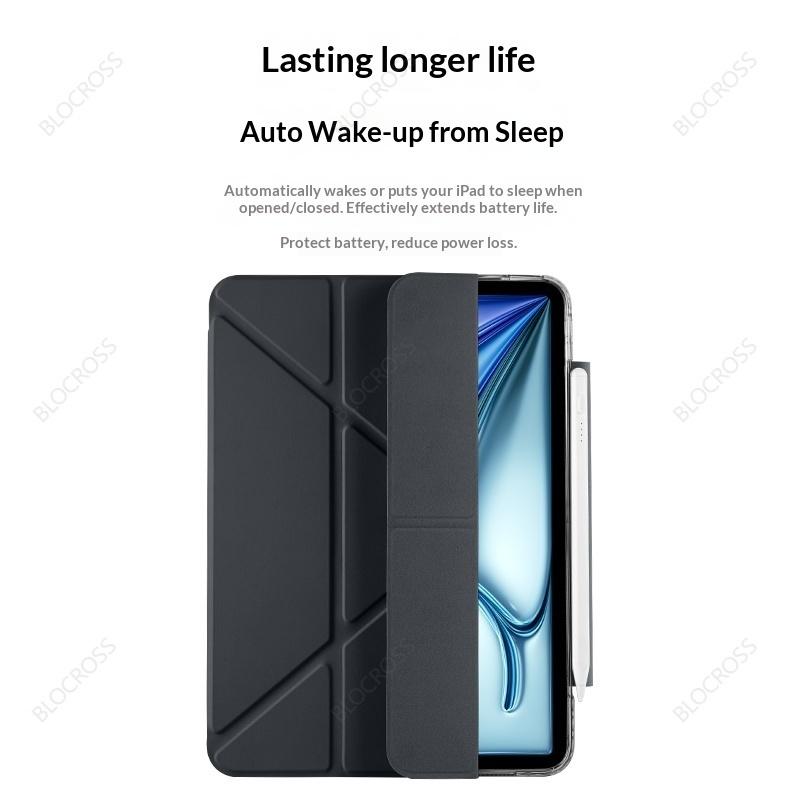 Magnetic Case For iPad 12th 11th Air 3/4/5/6  iPad Pro 11 12.9 13 Air 11 M4 10th Gen 10.9 10.2 9th 8th 9.7 Mini 7 6 Smart Case