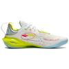 Li Ning Speed 11 Support Rebound Low Top Basketball Shoes Men's White Green Red ABAU053-4
