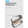 Leather Metal Car Key Fob Cover Case Fit for Changan CS35PLUS CS55PLUS CS75PLUS CS75 Eado UNI-T UNIK Oushang X5 X7 EV 2022 2023 Keychain Key Shell