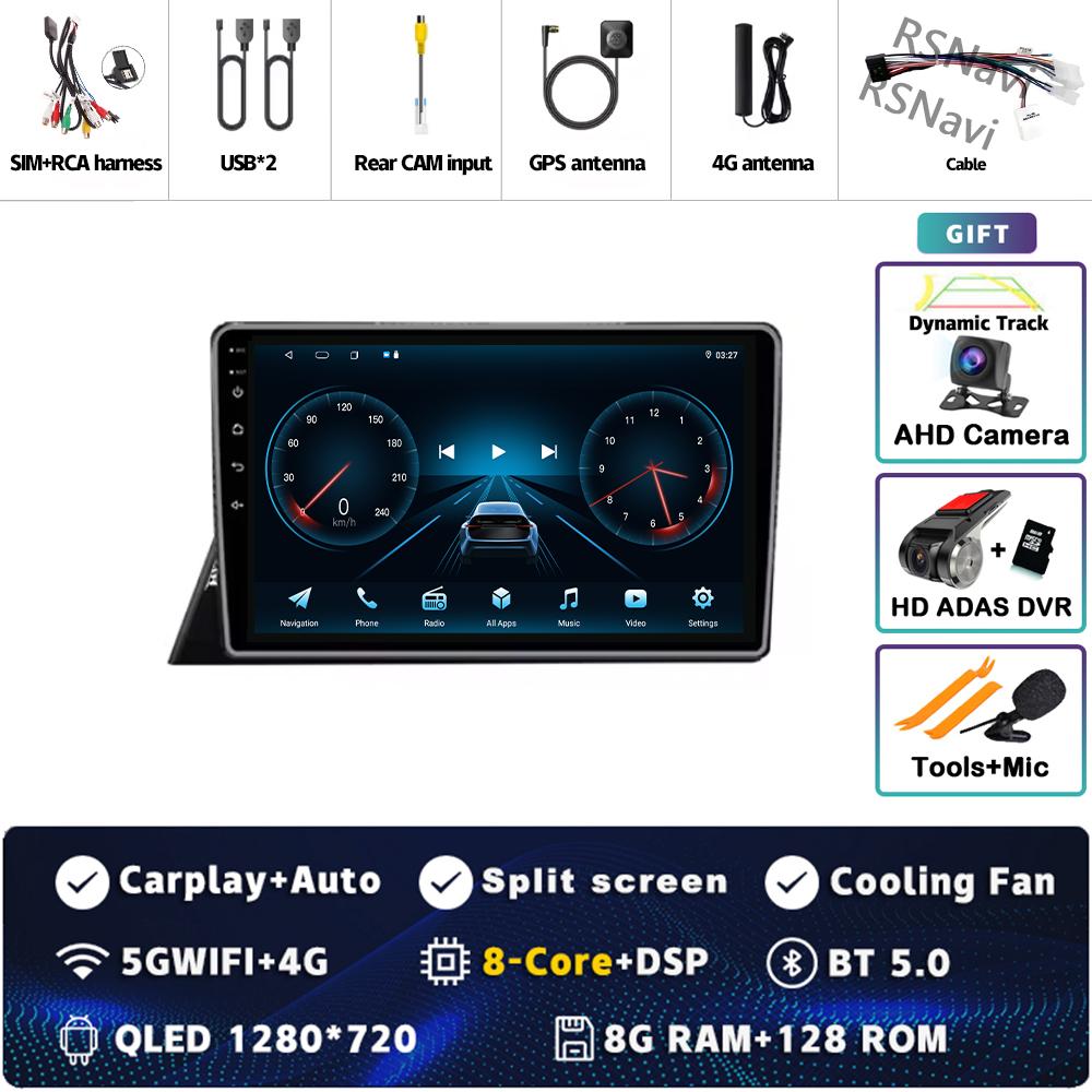 Android 14 Carplay Car Radio For TOYOTA SIENTA 2016 2017 2018 2019 - 2021 Multimedia Video Player Navigation GPS Stereo 2Din DVD
