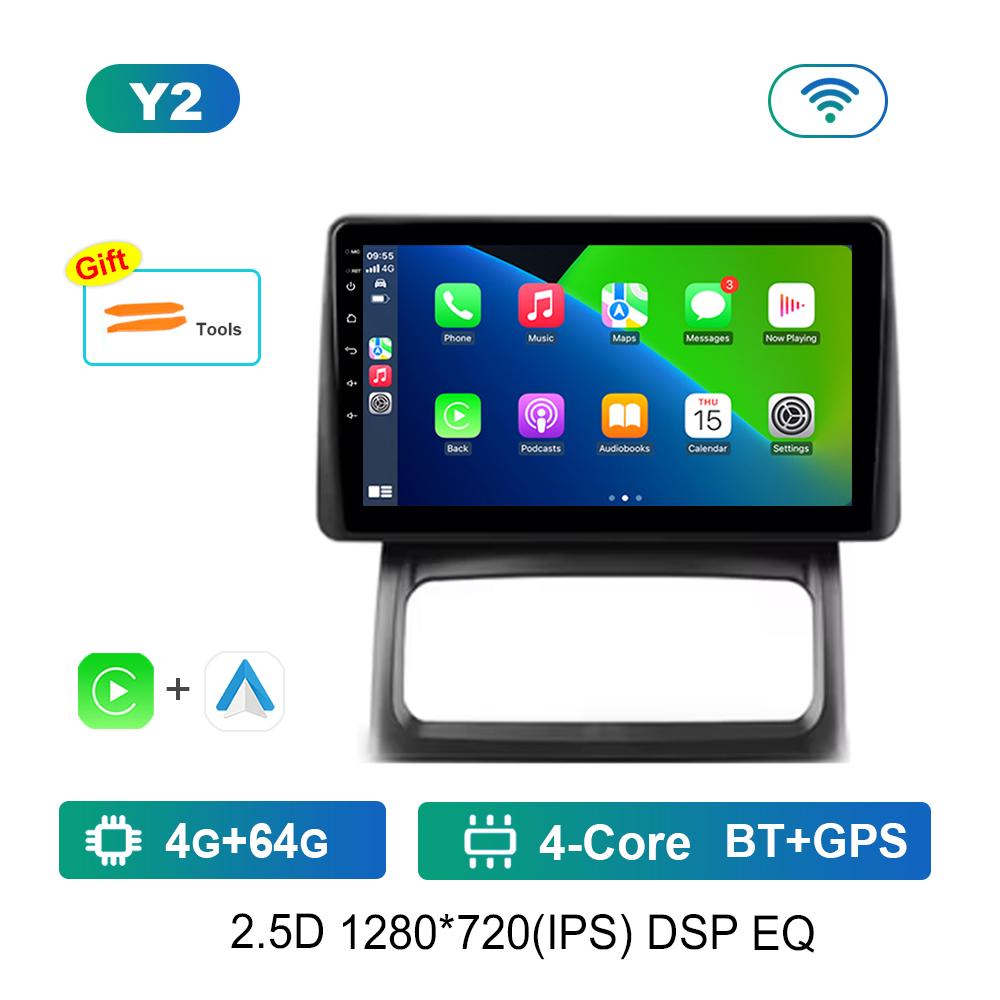 Car Video Multimedia Player DSP Stereo 9 Inch for Renault Clio 2 BB CB 2001 - 2012 Android System GPS Navi WiFi IPS Screen 4G BT