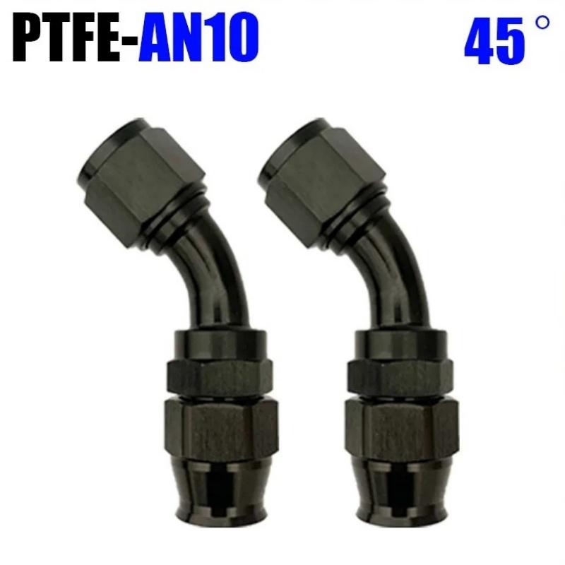2Pcs Hose End Connector Adapter Cold Water Pipe Fuel Pipe Hose End Connector AN4 6 8 10 12 Straight Type 0 ° 45 ° 90 ° 180 °