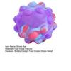 Bubble Stress Ball Food Grade Silicone Squeeze Ball Fidget Toy Anxiety Reduction Decompression Ball Sensory Toy