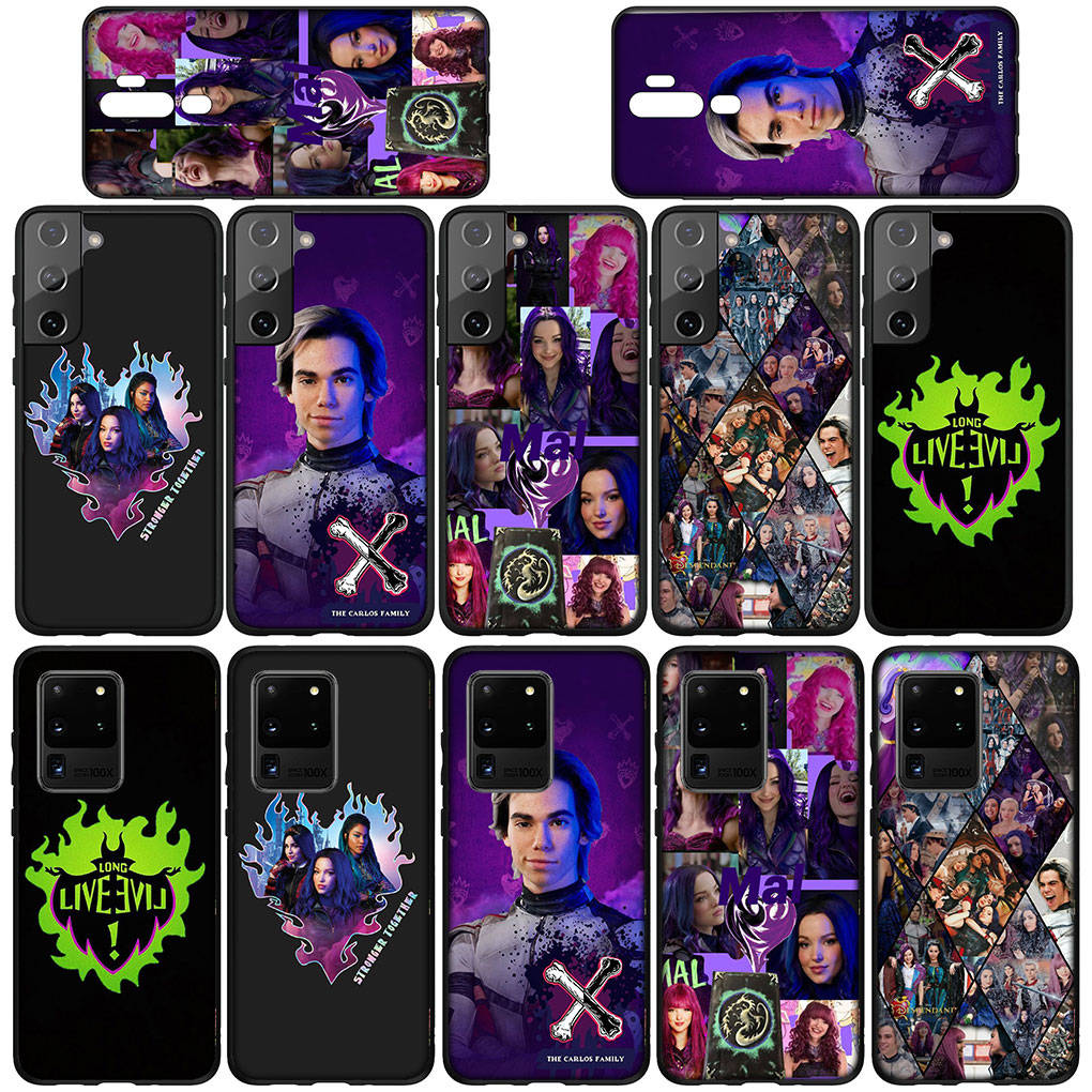 for Samsung Galaxy S24 S23 iPhone 16 15 14 Xiaomi Redmi Note 13 12 11 10 8 Plus 9 Pro Max X XR A16Phone Case Cartoon Descendants OPPO Huawei Cover