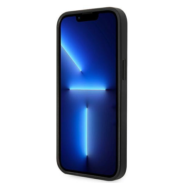 Karl Lagerfeld Klhcp14Ssapkhg Iphone 14 / 15 / 13 6,1 Srebrny/Silver Hardcase Saffiano Karl`s Head Patch