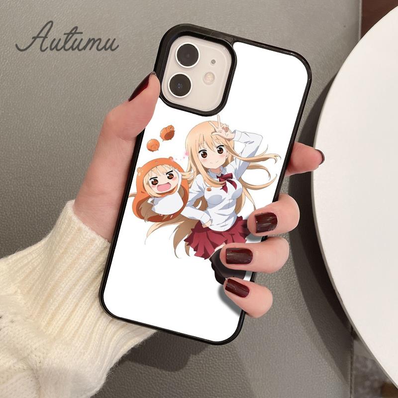 Niedliche Umaru chan Handyhülle für iPhone 11 12 13 14 Pro Max mini X XR XS SE 2020 5 6S 7 8 Plus Samsung Galaxy S21 S22 Hülle