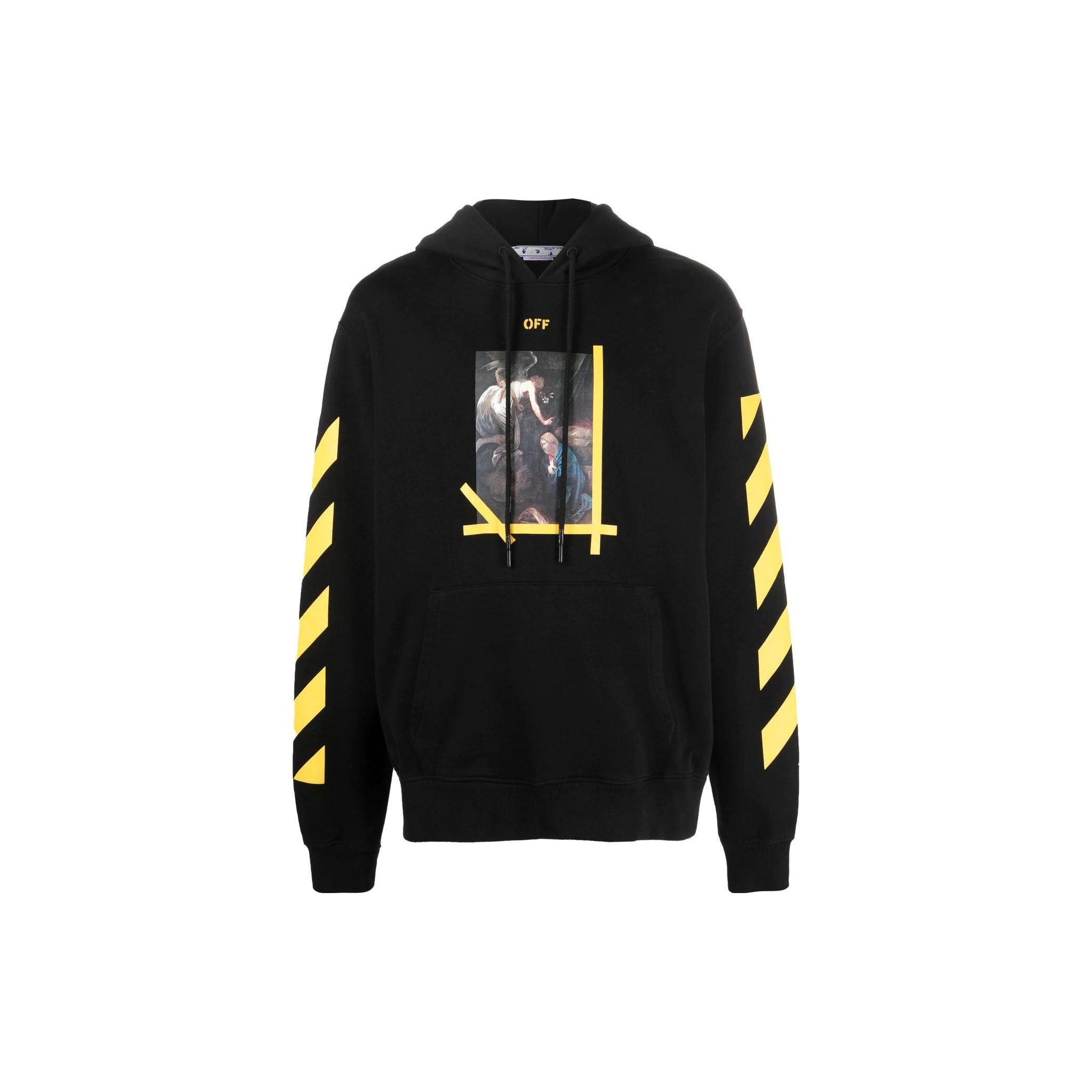 

Off-White Худи Diag Arrow Slim Черный/Белый Мужские Топы OMBB097C99FLE0131001 XS