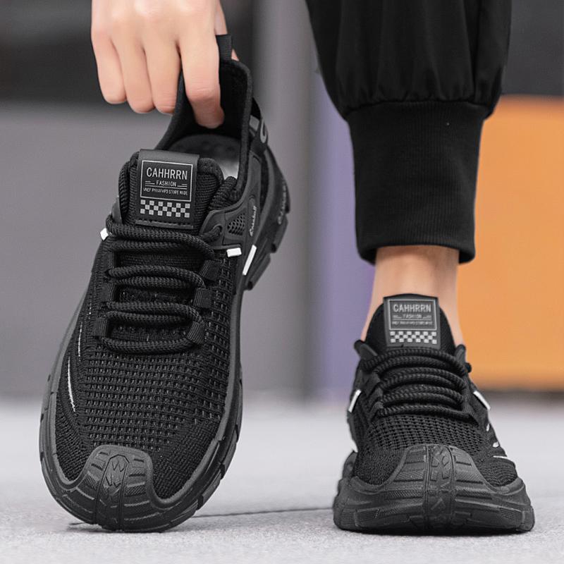 Mode CYYTL Herrenschuhe Atmungsaktive Sneaker Lässig Outdoor Sommer Wandern Sport Laufen Luxus Designer Tennis Plateau Mode Slipper