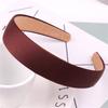 Elegant Solid Wide Headbands For Women Girls Fashion Satin Hair Bands Hairband Hoop for Korean Hair Accessories