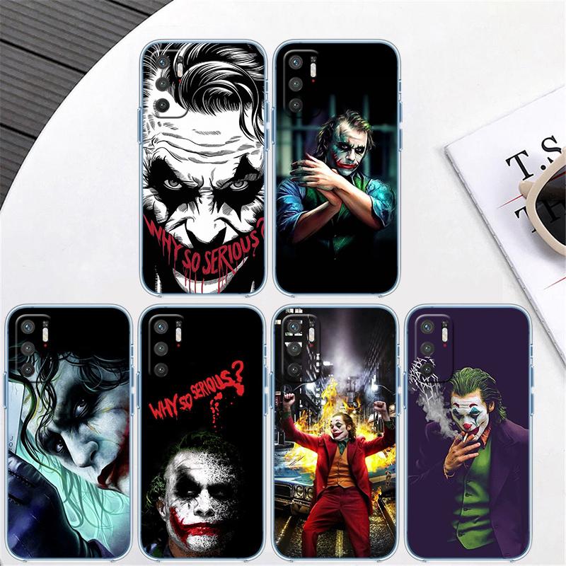 Joker Art Transparent Phone Case for Motorola Moto Edge 20 30 40 50 S30 Fusion Ultra Pro Neo Lite + G200 G23