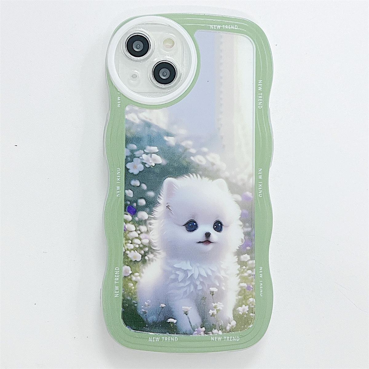 

Cute Pet Little White Cat Little White Rabbit Pattern Soft TPU Shell Fashion Phone Case for iPhone Samsung Vivo Xiaomi Oppo Samsung Galaxy A31 білий