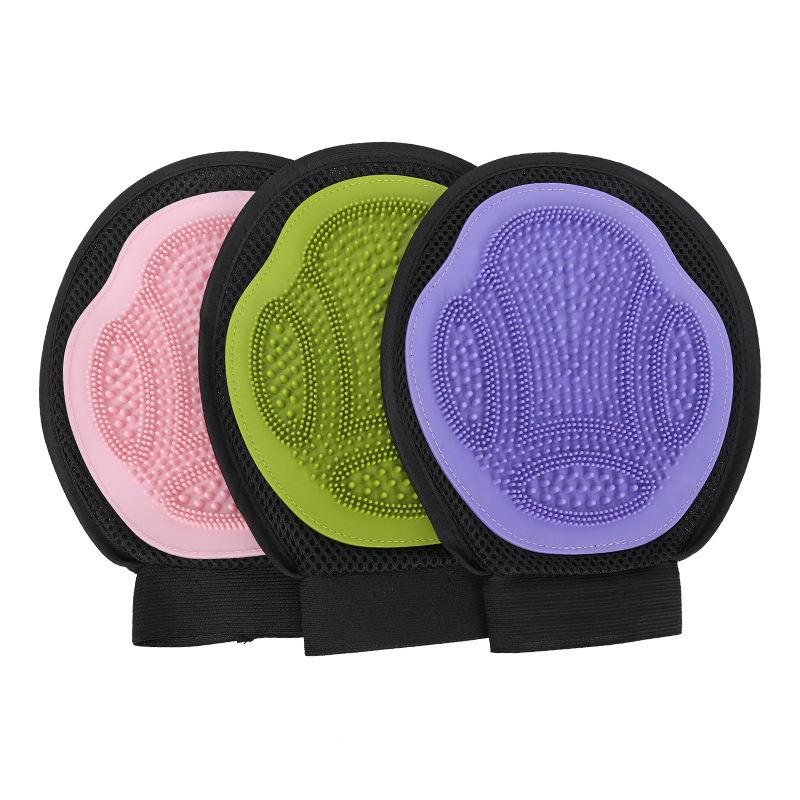 Pet Bathing Brush, Bathing Massage Glove, Cat Grooming Glove, Cat and Dog Hair Removal Cleaning Massage Glove