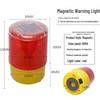 2-Pack Magnetic Solar Warning Lights